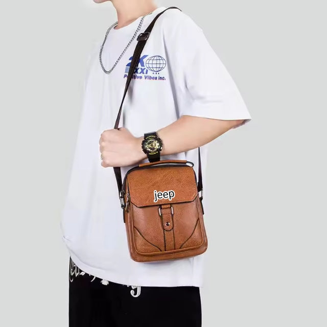 Sacoche homme en cuir