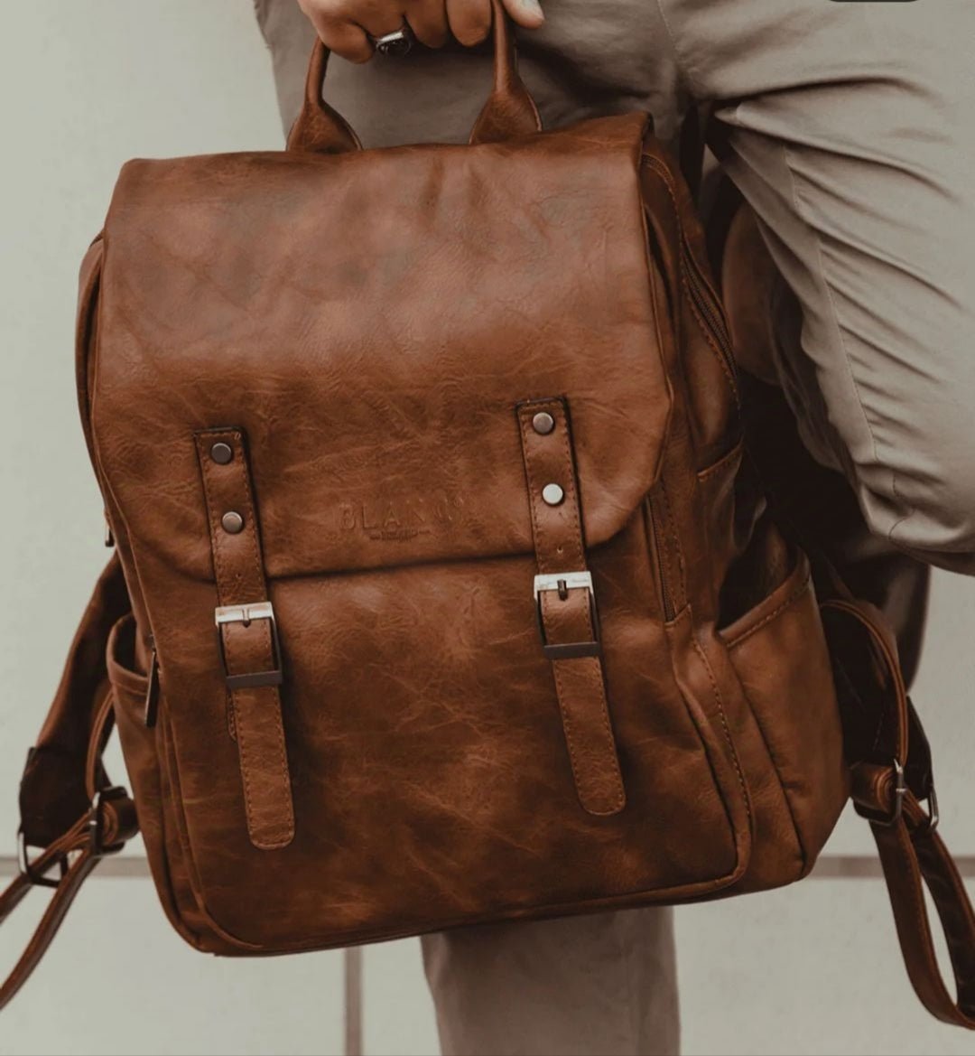Sas a dos cuir unisexe - CARRYX