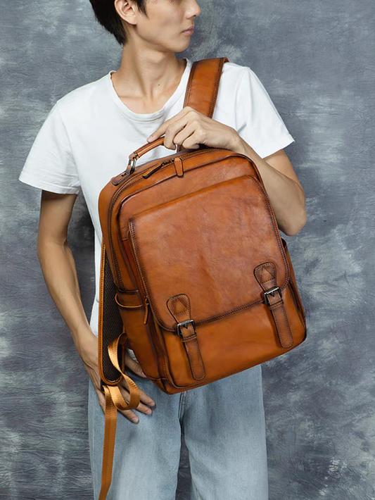 sac a dos cuir